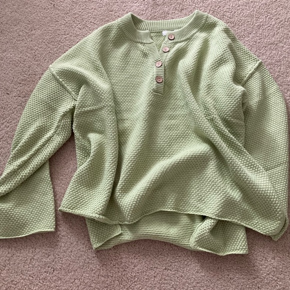 Clad and Cloth Eliza Knit Set in Sage - Picture 4 of 6